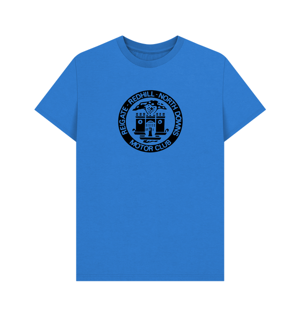 Bright Blue Printed T-shirt Front