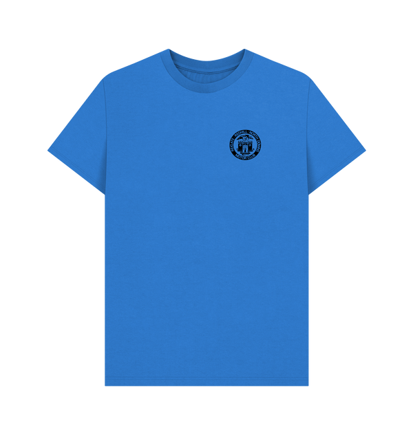 Bright Blue Printed T-shirt Front