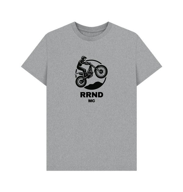 Athletic Grey Printed T-shirt Front