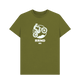 Moss Green Printed T-shirt Front