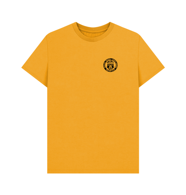 Mustard Printed T-shirt Front