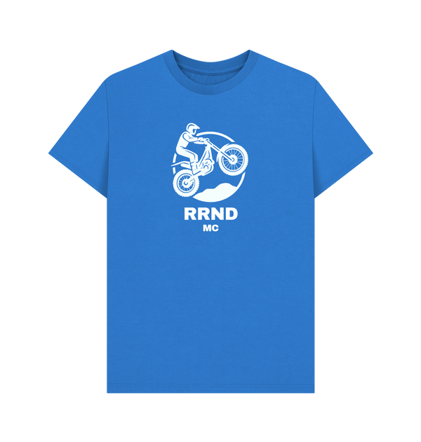 Bright Blue Printed T-shirt Front