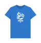 Bright Blue Printed T-shirt Front