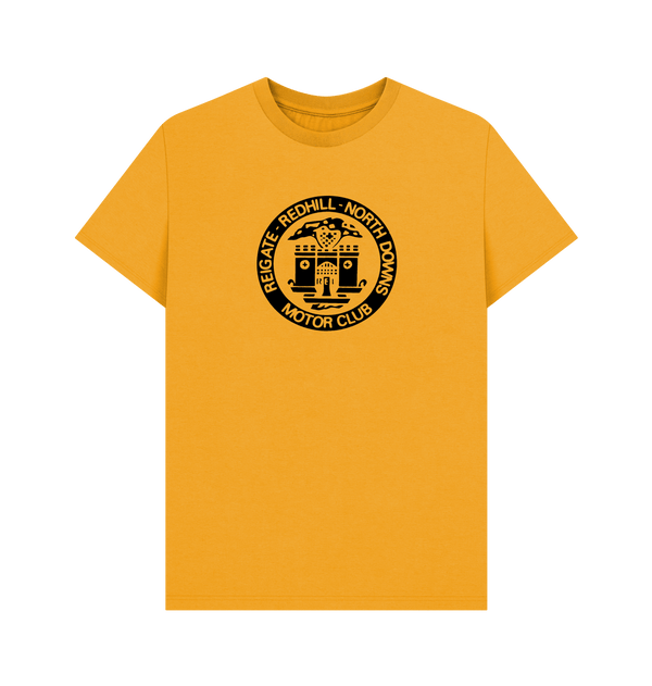 Mustard Printed T-shirt Front