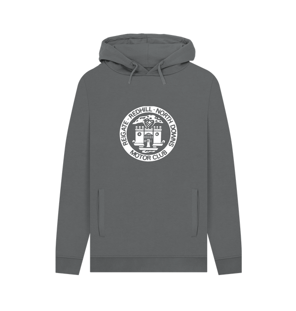 Slate Grey Printed Hoody Front