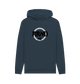 Navy Printed Hoody Front
