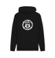 Black Printed Hoody Front