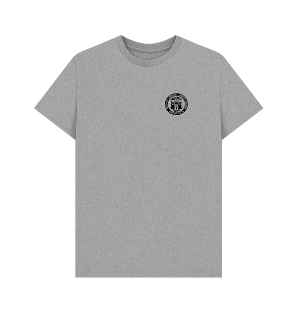 Athletic Grey Printed T-shirt Front