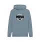 Stone Blue Printed Hoody Front