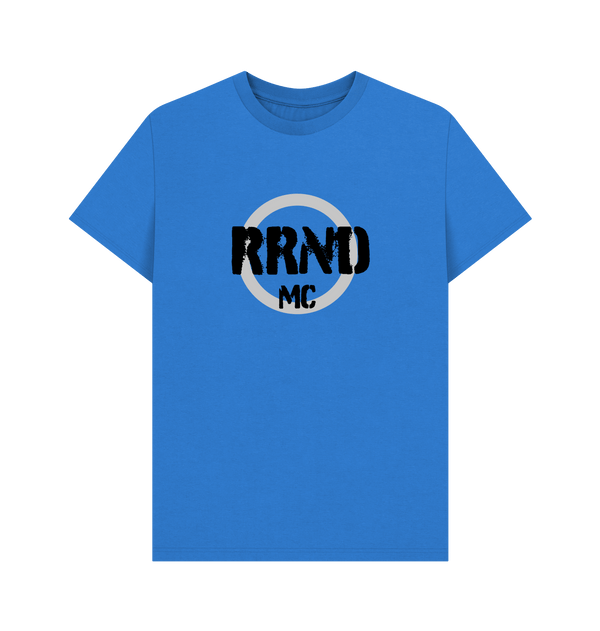 Bright Blue Printed T-shirt Front