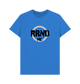 Bright Blue Printed T-shirt Front