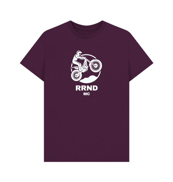 Purple Printed T-shirt Front