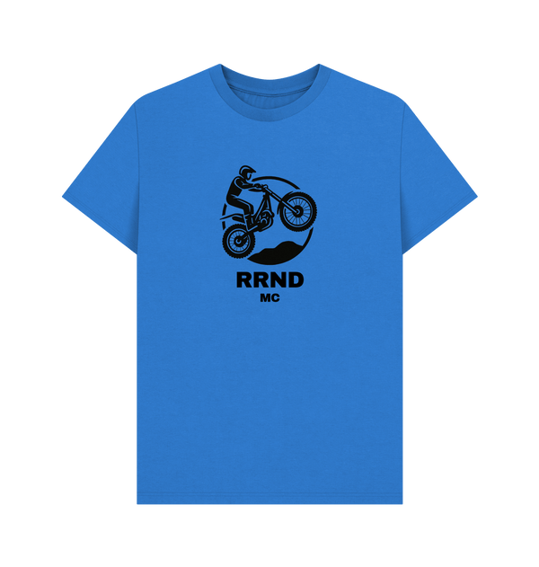 Bright Blue Printed T-shirt Front