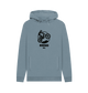 Stone Blue Printed Hoody Front