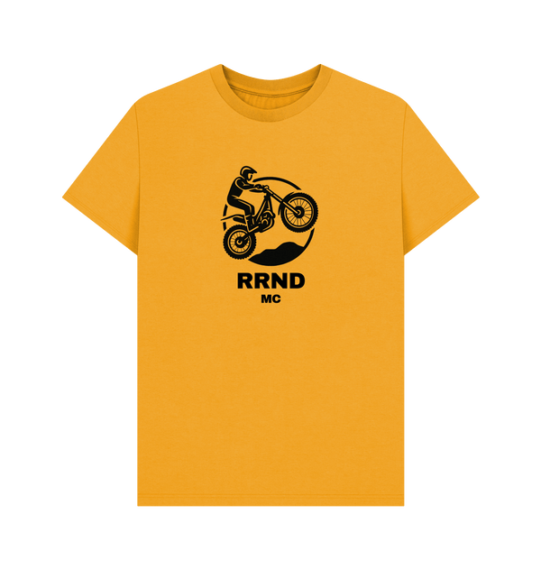 Mustard Printed T-shirt Front