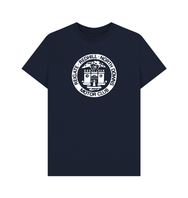 Navy Blue Printed T-shirt Front