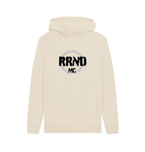 Oat Printed Hoody Front