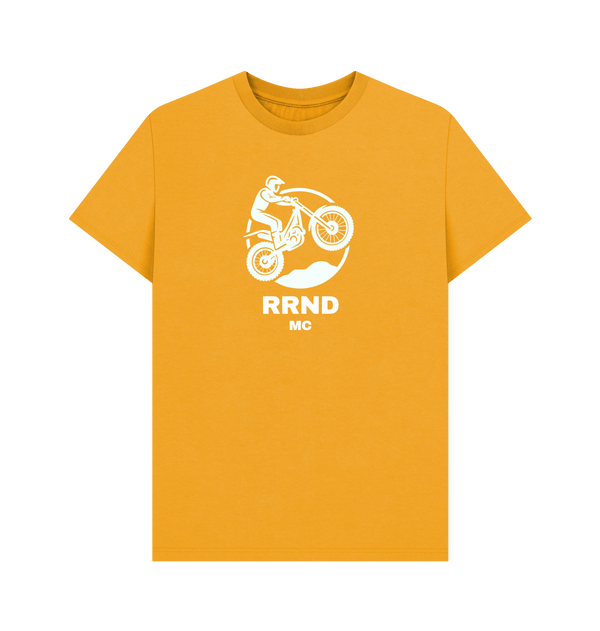 Mustard Printed T-shirt Front