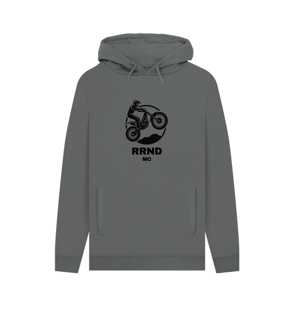 Slate Grey Printed Hoody Front