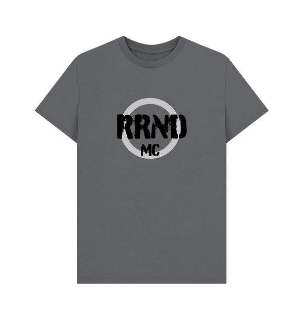 Slate Grey Printed T-shirt Front