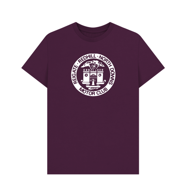 Purple Printed T-shirt Front