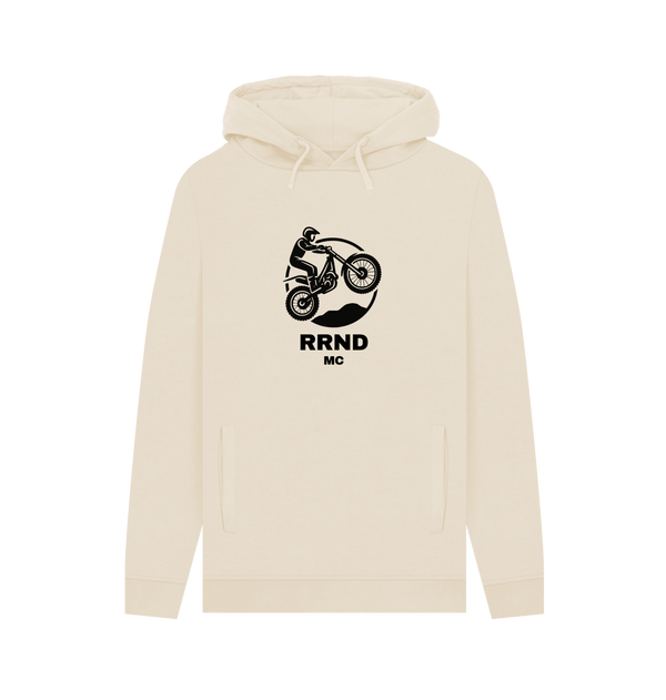 Oat Printed Hoody Front