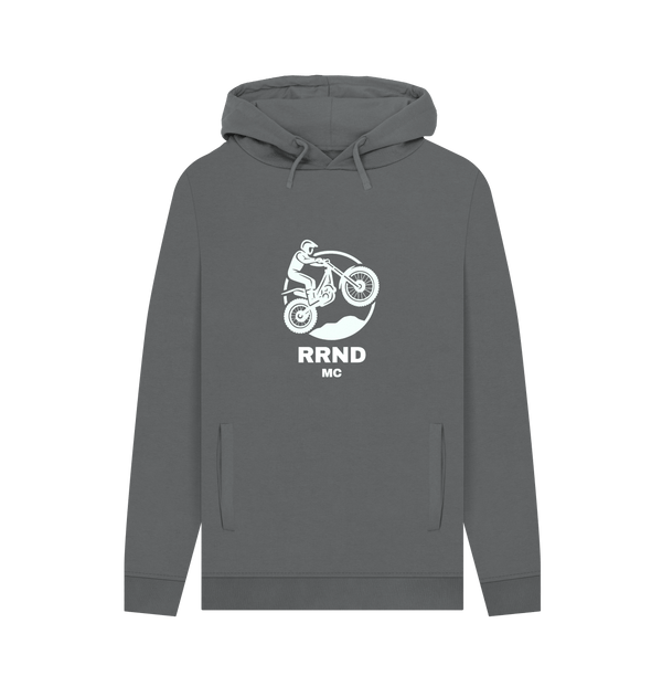 Slate Grey Printed Hoody Front