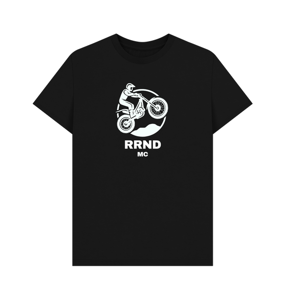 Black Printed T-shirt Front
