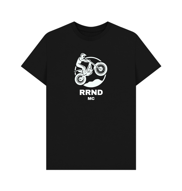 Black Printed T-shirt Front