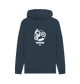 Navy Printed Hoody Front