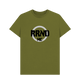 Moss Green Printed T-shirt Front